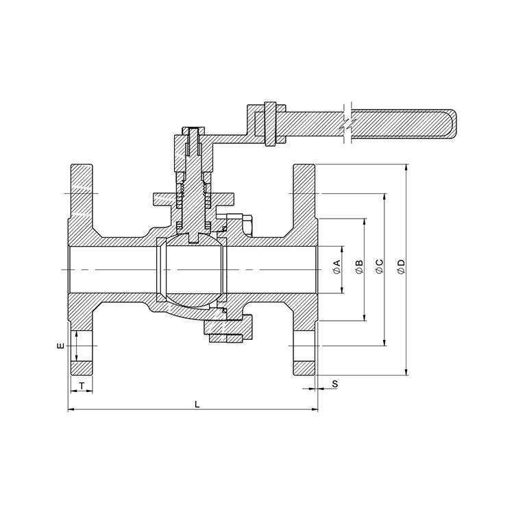 2 Piece Ball Valve