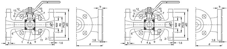 3 Way Ball Valve